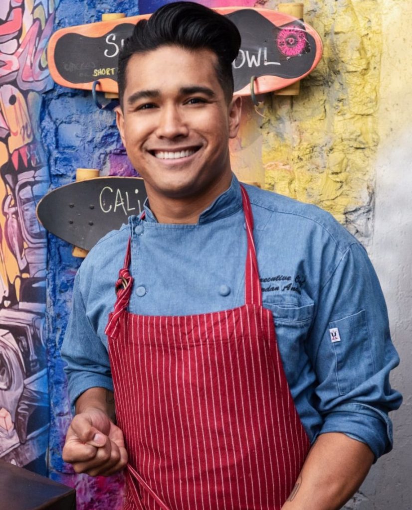 Jordan Andino on Selena + Chef