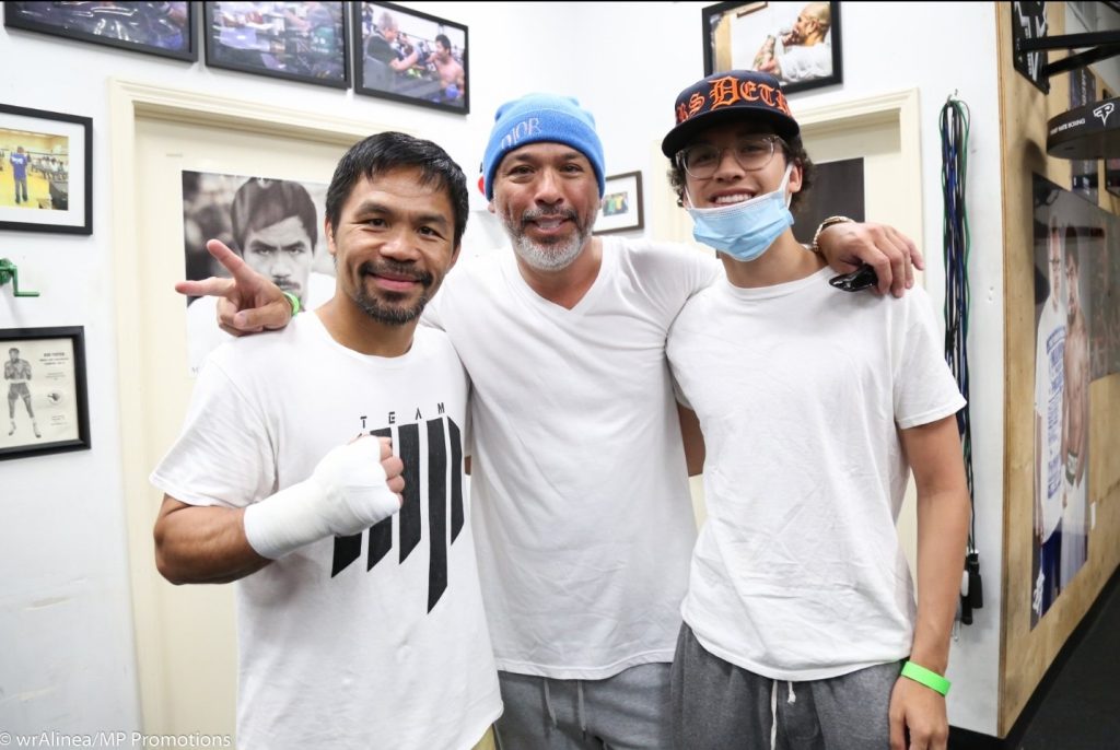 Jo Koy and Lil' Jo Meeting Manny Paquiao