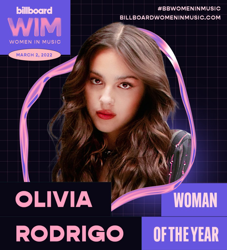 Olivia Rodrigo Billboard Woman of the Year