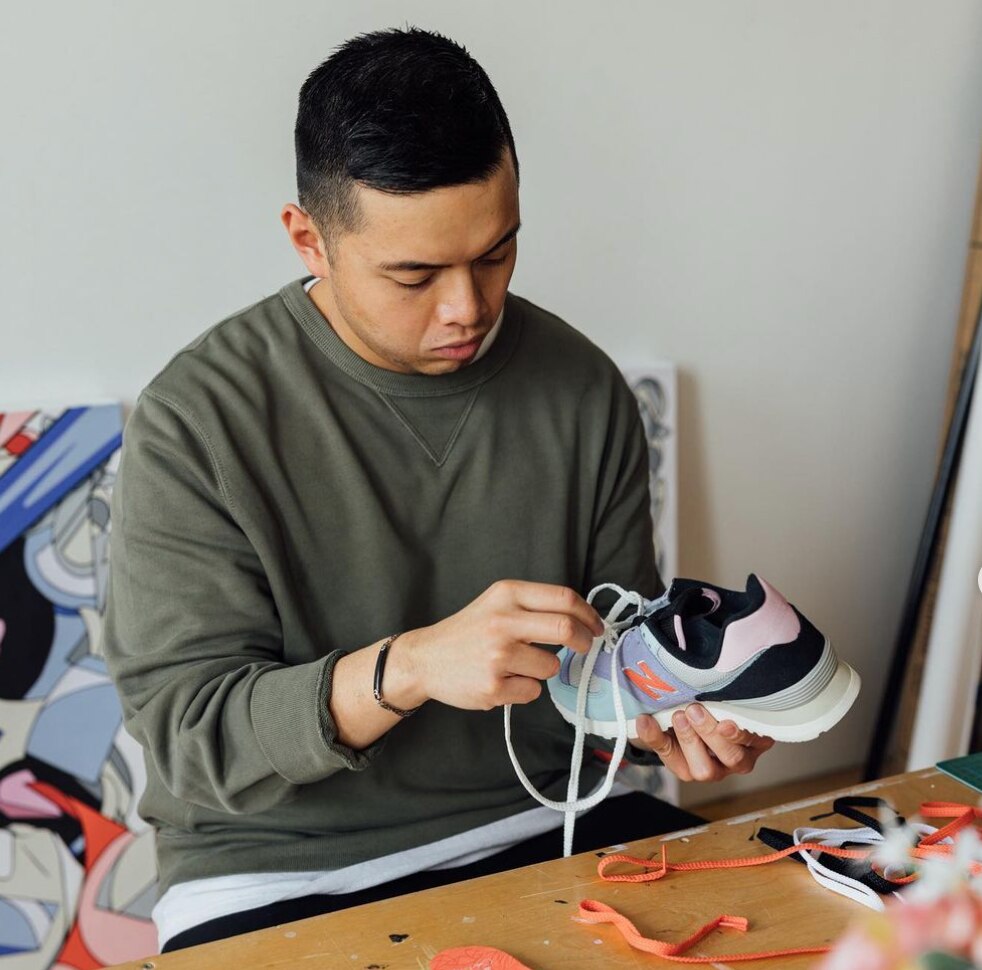 Louis De Guzman Designs New Balance 574